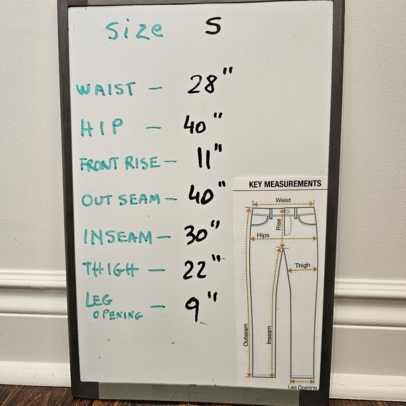 Adidas black with white stripes cotton blend knit sweatpants size S US - Picture 6 of 6